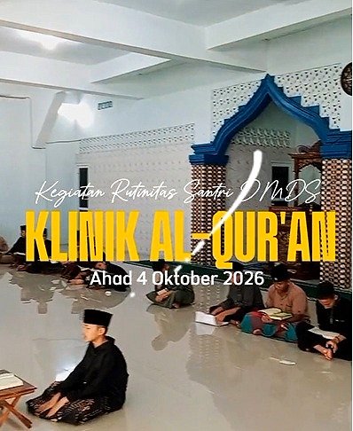 Program Klinik Al-Qurβan Siri 5: Santri Ponpes DMDS Perkukuh Bacaan Al-Quran